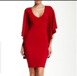 ISSUE New York V-Neck Batwing Sleeve Dress